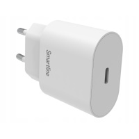 Ładowarka sieciowa, USB-C, PD 20 W - biała