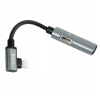 Adapter Hoco do iphone Lightning 8-pin 2w1 szary