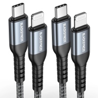 BLACKSYNCZE Kabel USB C do Lightning, [2 szt. 2m] certyfikowany przez MFi