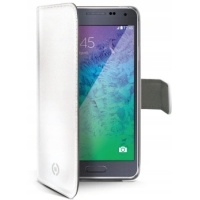 Etui z klapką Celly do Galaxy Alpha biały