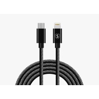 Kabel SiGN USB-C na Lightning 20W, 2m - Czarny