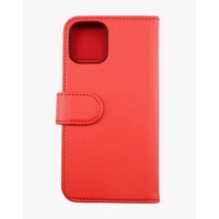 Etui z portfelem do iPhone'a 13 z magnesem Rvelon - czerwone