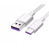 Kabel SiGN SuperCharge USB-C 5A, 25W, 2m - Biały