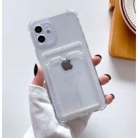 Etui z uchwytem na kartę G-SP of Sweden do iPhone'a 11 - przezroczyste