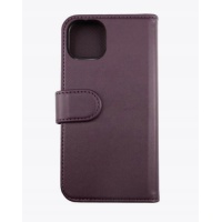 Etui/ portfel do iPhone'a 13 Mini z magnesem Rvelon - Ciemny Fiolet