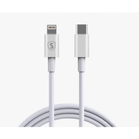 Kabel SiGN USB-C na Lightning 20W, 0,25m - Biały