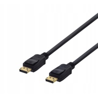 Kabel DELTACO DisplayPort, UltraHD @60Hz, 5m, 20-pinowy męski - męski