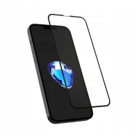 Szkło hartowane Holdit do iPhone 14 Pro - czarne krawędzie