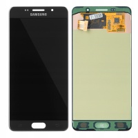 Wyświetlacz Lcd Do SAMSUNG A510 GALAXY A5 2016 Czarny GH97-18250B [ORYG]