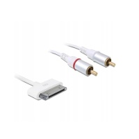 Kabel Delock 82704 iPhone, iPod, iPad 2x cinch audio 1 m